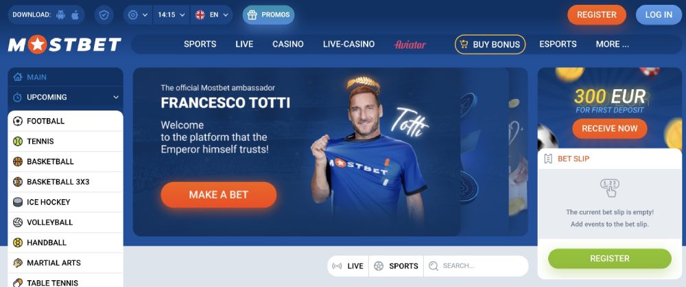 ការភ្នាល់អន្តរជាតិ Mostbet PT